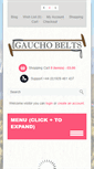 Mobile Screenshot of gauchobelts.co.uk